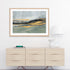 Sparkling Snow Green Art in Stretched Canvas, Framed Print Under Glass, and Gallery Wrapped Shadow Box Canvas