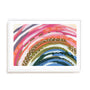 Rainbow Splash Art in Stretched Canvas, Framed Print Under Glass, and Gallery Wrapped Shadow Box Canvas