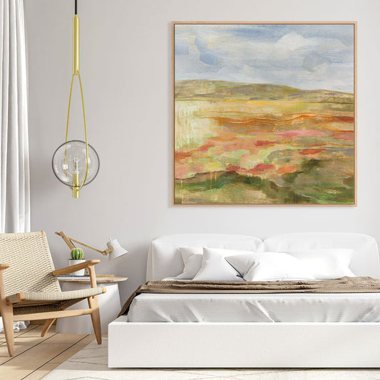 Jade Landscape Framed Wall Art for Living Room, Bedroom, Hallways and Kitchen Spaces