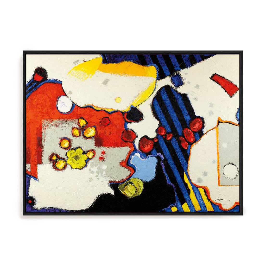 Gray Spots Mod Wall Art