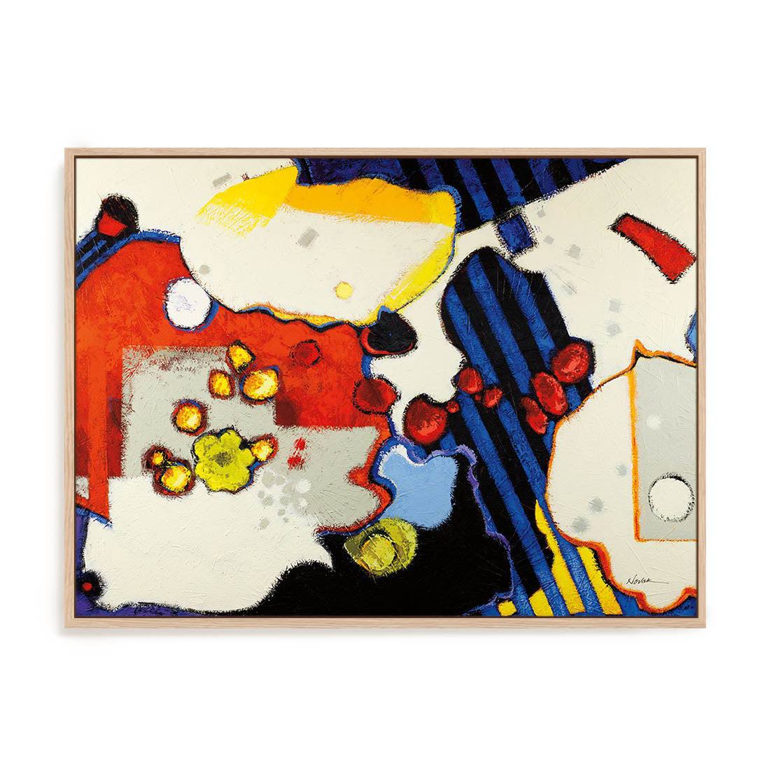 Gray Spots Mod Wall Art