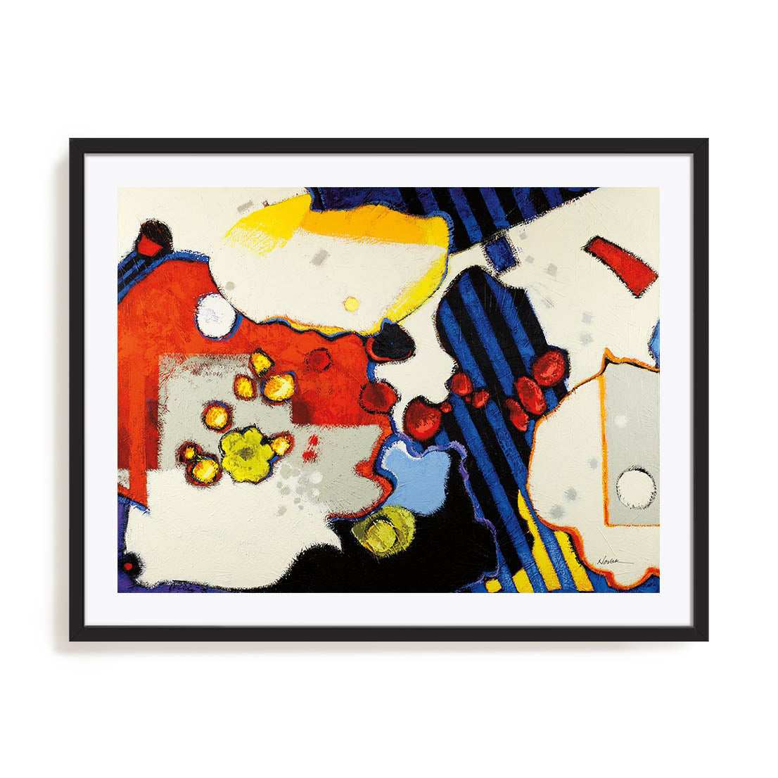 Gray Spots Mod Wall Art