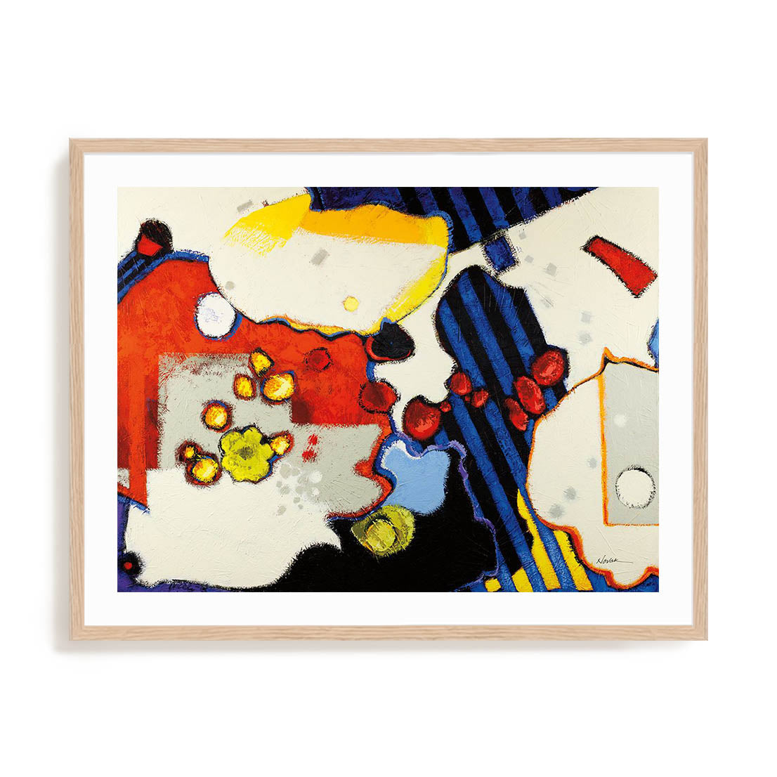 Gray Spots Mod Wall Art