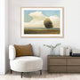 Windblown Tree Art in Stretched Canvas, Framed Print Under Glass, and Gallery Wrapped Shadow Box Canvas