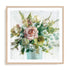 Sage and Peach Flowers II Wall Art