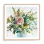 Sage and Peach Flowers II Wall Art