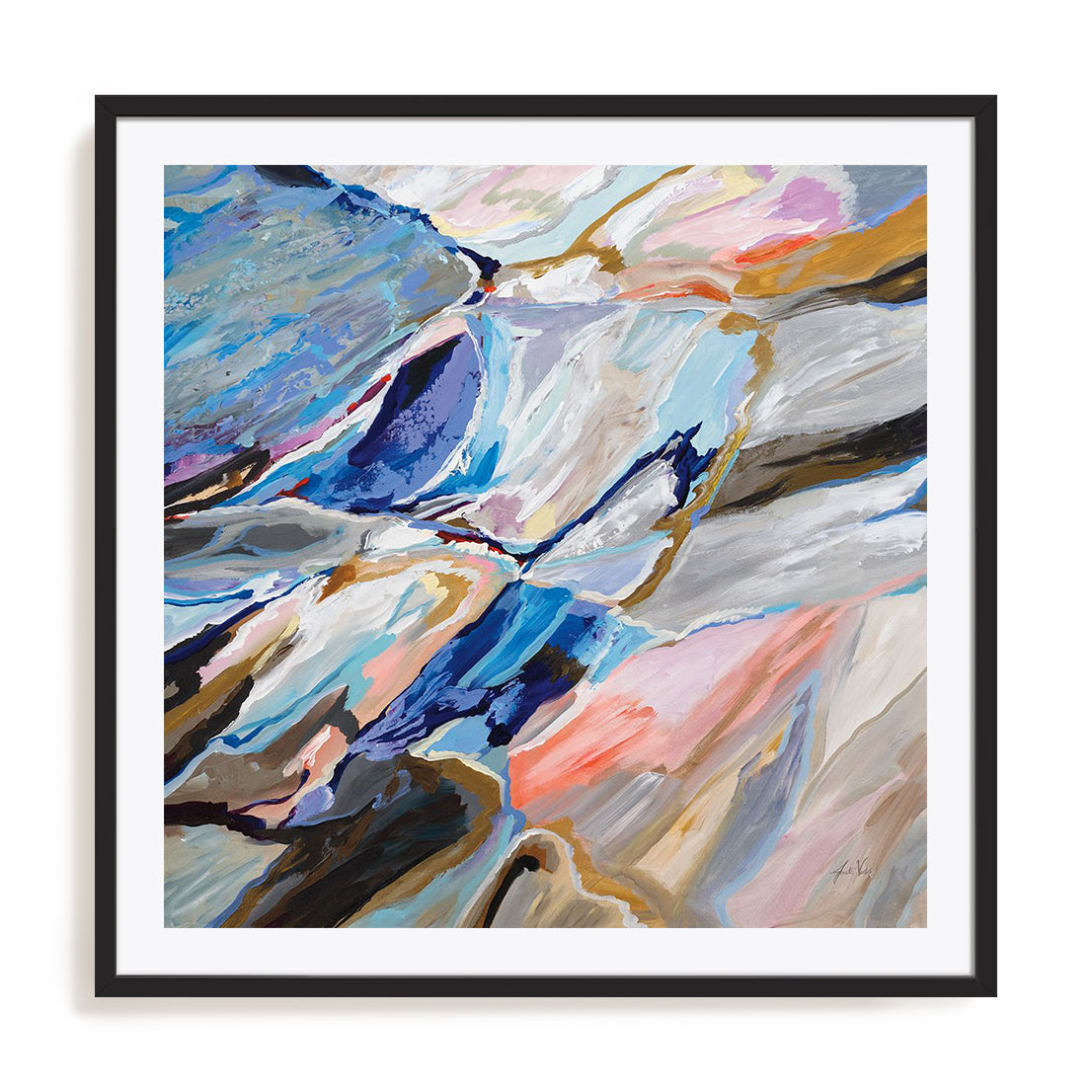 Push Framed Wall Art for Living Room, Bedroom, Hallways and Kitchen Spaces