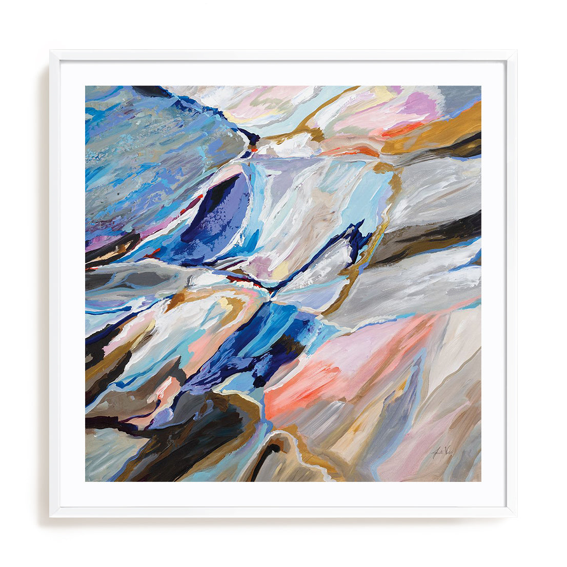 Push Framed Wall Art for Living Room, Bedroom, Hallways and Kitchen Spaces