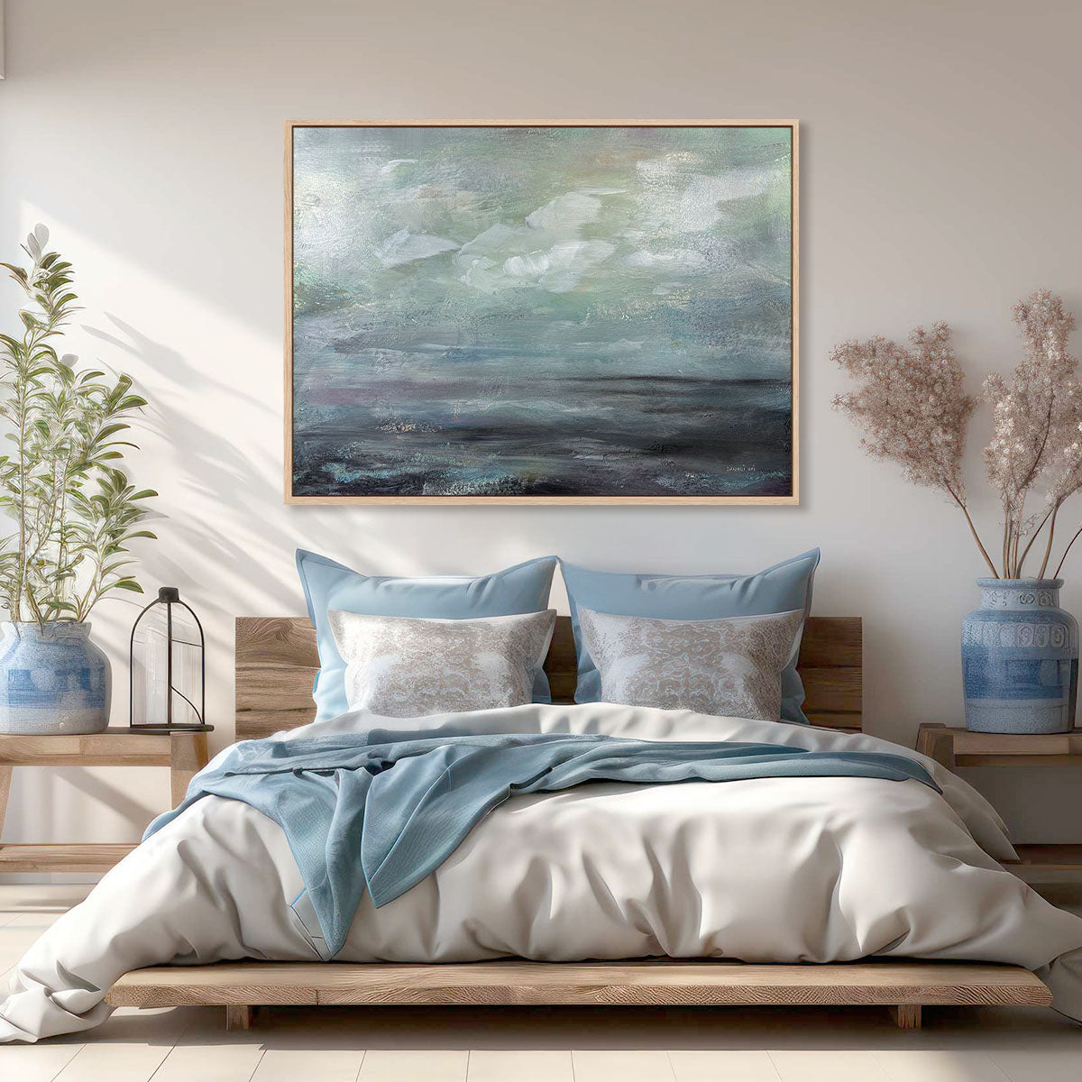 Storm is Coming Art in Stretched Canvas, Framed Print Under Glass, and Gallery Wrapped Shadow Box Canvas