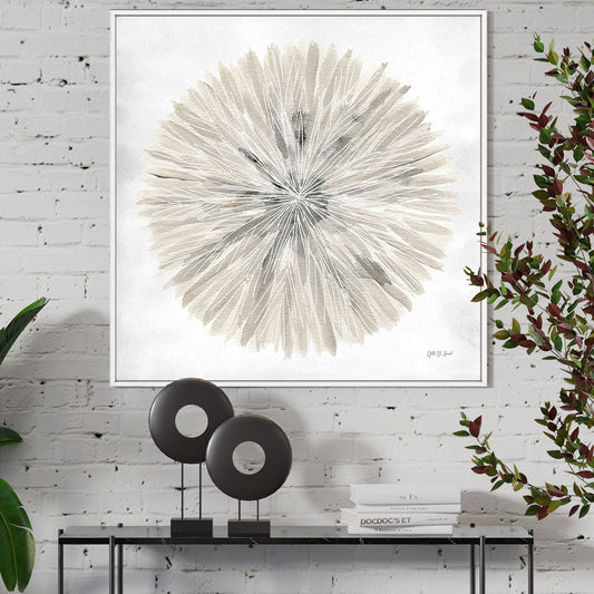 Natures Pinwheel I Framed Wall Art for Living Room, Bedroom, Hallways and Kitchen Spaces