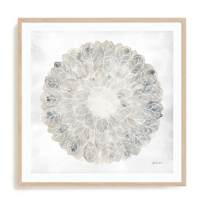 Natures Pinwheel II Framed Wall Art for Living Room, Bedroom, Hallways and Kitchen Spaces