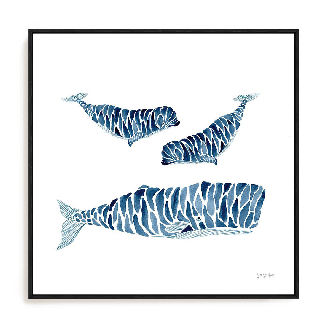 Three Whales Wall Art