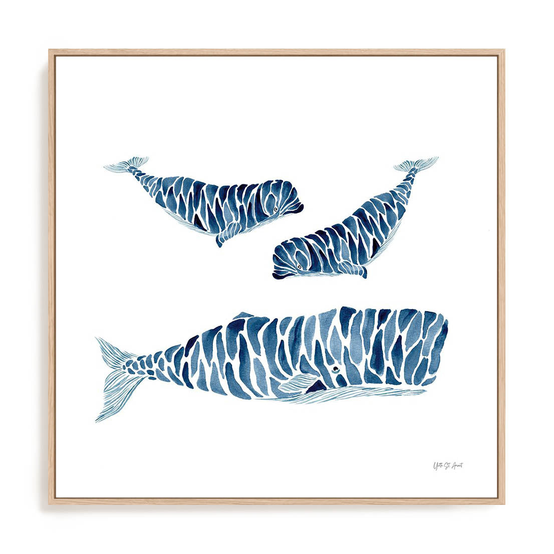 Three Whales Wall Art