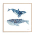 Two Whales Wall Art