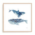 Two Whales Wall Art #oran_natural-white-border