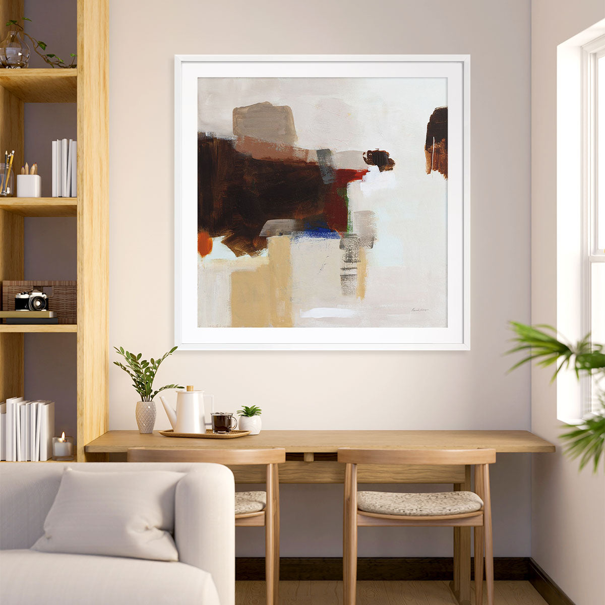 American Rust Framed Wall Art for Living Room, Bedroom, Hallways and Kitchen Spaces