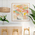 Summer Solstice Framed Wall Art for Living Room, Bedroom, Hallways and Kitchen Spaces