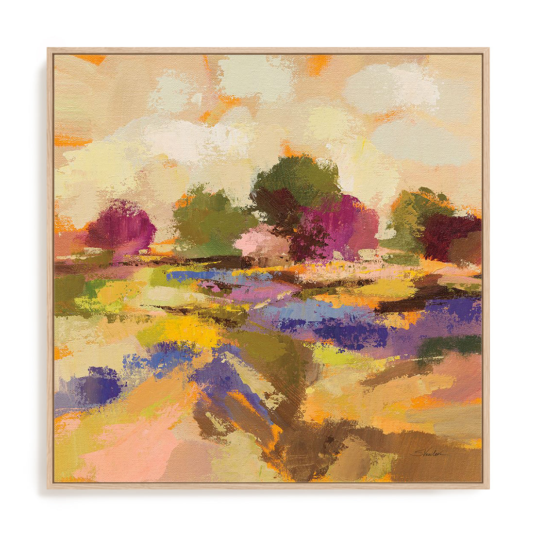 Wildflower Bloom I Framed Wall Art for Living Room, Bedroom, Hallways and Kitchen Spaces