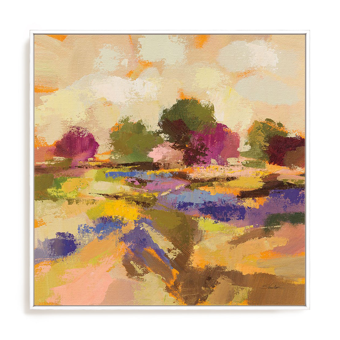 Wildflower Bloom I Framed Wall Art for Living Room, Bedroom, Hallways and Kitchen Spaces
