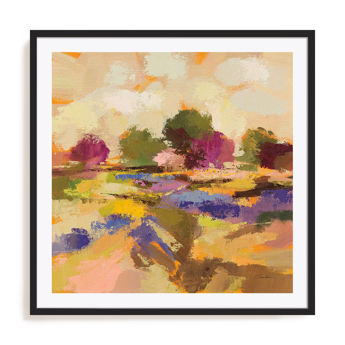 Wildflower Bloom I Framed Wall Art for Living Room, Bedroom, Hallways and Kitchen Spaces