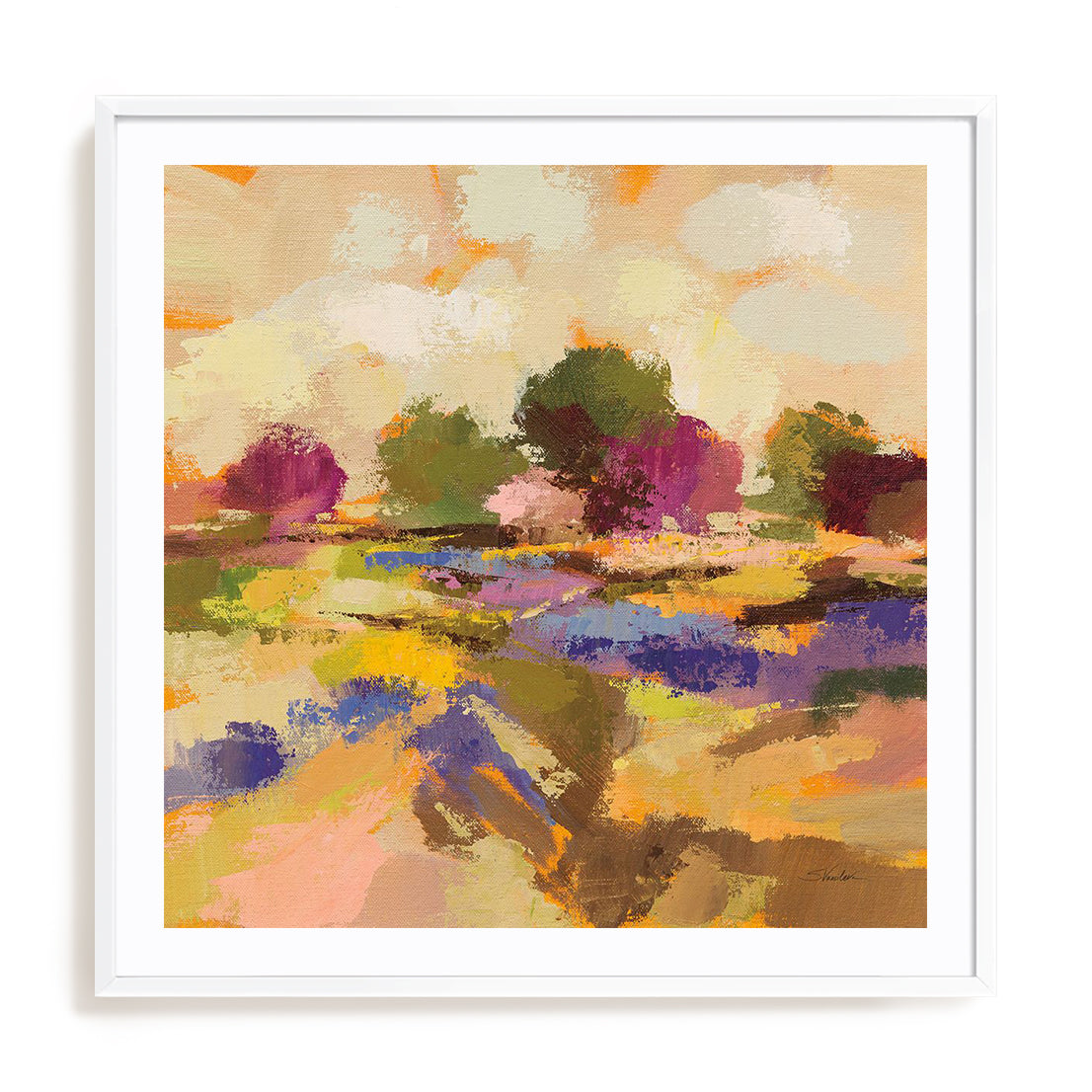 Wildflower Bloom I Framed Wall Art for Living Room, Bedroom, Hallways and Kitchen Spaces