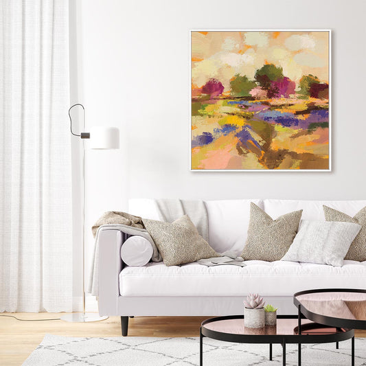 Wildflower Bloom I Framed Wall Art for Living Room, Bedroom, Hallways and Kitchen Spaces