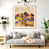 Wildflower Bloom I Framed Wall Art for Living Room, Bedroom, Hallways and Kitchen Spaces