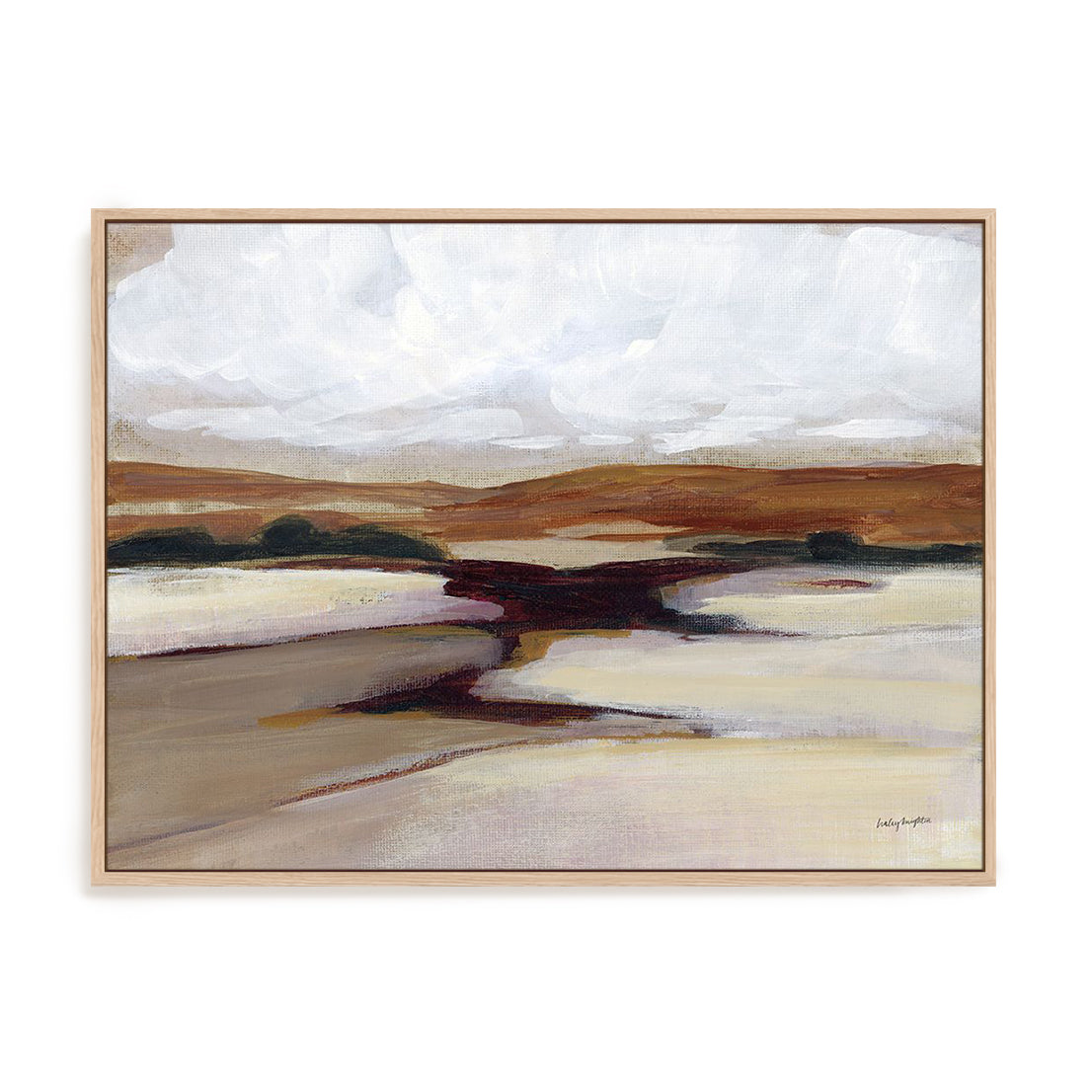 Cranberry Flats Art in Stretched Canvas, Framed Print Under Glass, and Gallery Wrapped Shadow Box Canvas