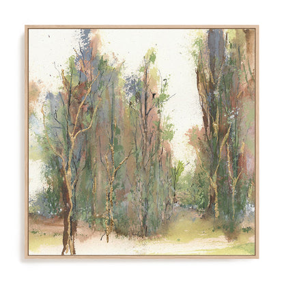 Gilded Path I Framed Wall Art for Living Room, Bedroom, Hallways and Kitchen Spaces