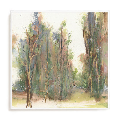 Gilded Path I Framed Wall Art for Living Room, Bedroom, Hallways and Kitchen Spaces