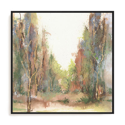 Gilded Path II Framed Wall Art for Living Room, Bedroom, Hallways and Kitchen Spaces