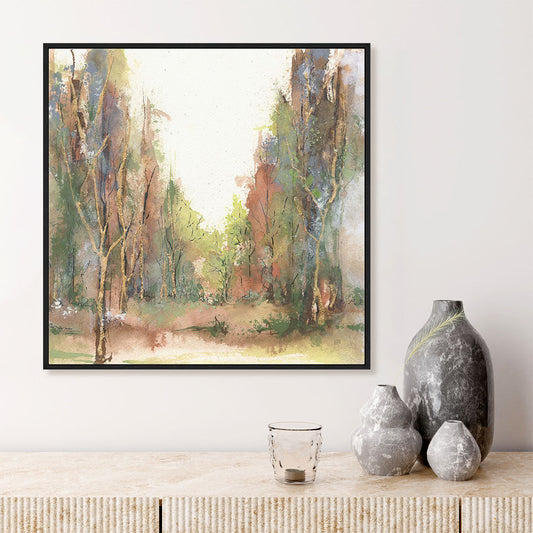 Gilded Path II Framed Wall Art for Living Room, Bedroom, Hallways and Kitchen Spaces