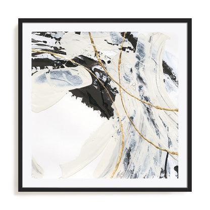 Gold and Cream I Framed Wall Art for Living Room, Bedroom, Hallways and Kitchen Spaces