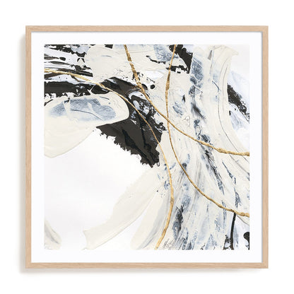 Gold and Cream I Framed Wall Art for Living Room, Bedroom, Hallways and Kitchen Spaces
