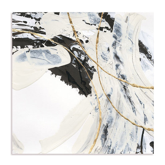 Gold and Cream I Framed Wall Art for Living Room, Bedroom, Hallways and Kitchen Spaces