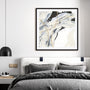 Gold and Cream II Framed Wall Art for Living Room, Bedroom, Hallways and Kitchen Spaces