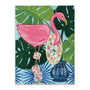 Flamingo Happy Hour II Wall Art