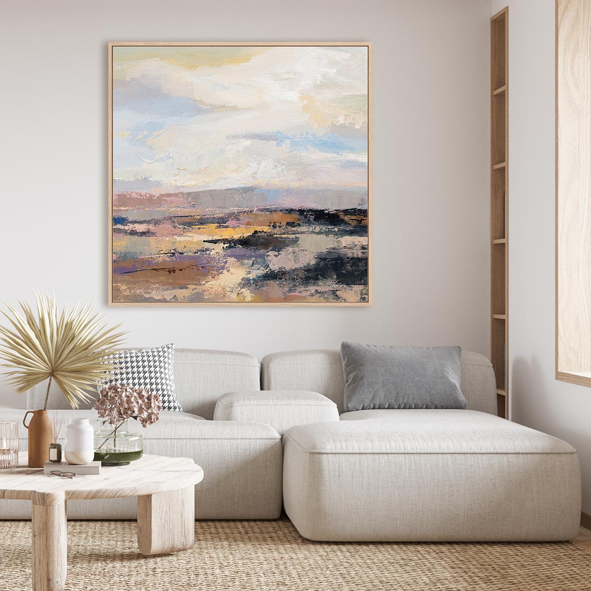 Road at Dusk II Framed Wall Art for Living Room, Bedroom, Hallways and Kitchen Spaces