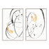 Teardrop I and II Wall Art