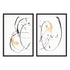 Teardrop I and II Wall Art