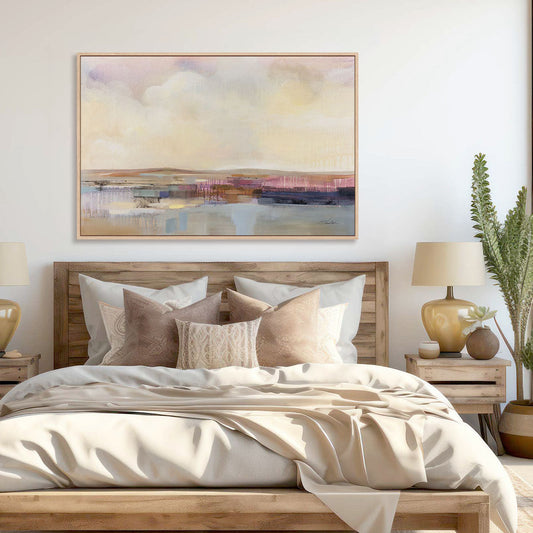 Billowing Clouds Art in Stretched Canvas, Framed Print Under Glass, and Gallery Wrapped Shadow Box Canvas